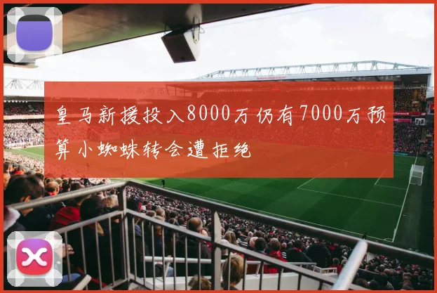 皇马新援投入8000万仍有7000万预算小蜘蛛转会遭拒绝